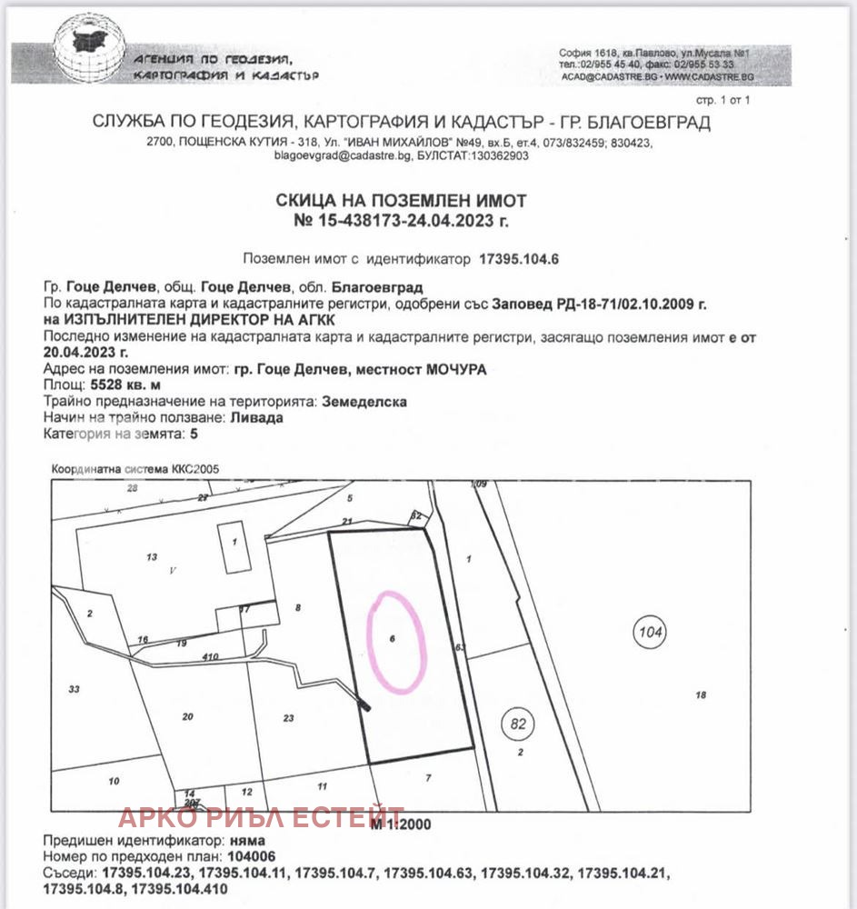 Продава ПАРЦЕЛ, гр. Гоце Делчев, област Благоевград, снимка 7 - Парцели - 56699993