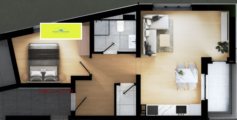 Продава  2-стаен град София , Дружба 2 , 76 кв.м | 13374260 - изображение [2]