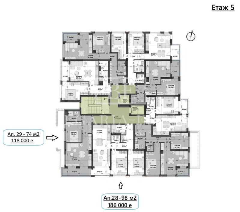 Продава 2-СТАЕН, гр. Варна, Изгрев, снимка 2 - Апартаменти - 53334597