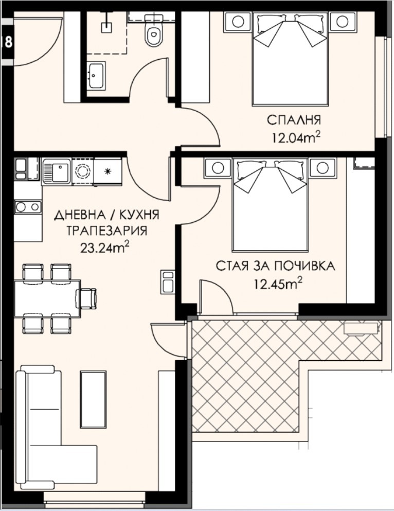 Продава 3-СТАЕН, гр. София, Люлин 9, снимка 2 - Апартаменти - 54814586