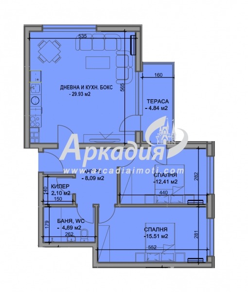Na prodej  2 ložnice Plovdiv , Vastaničeski , 112 m2 | 91707741