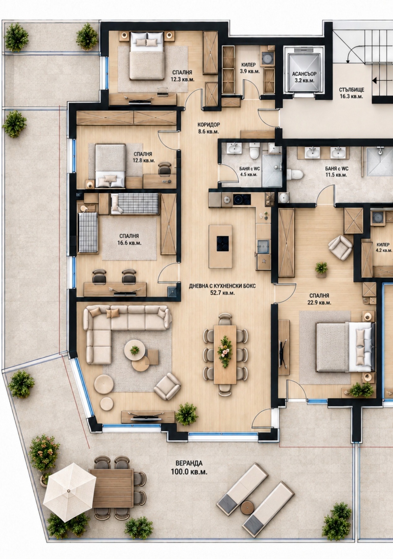 Продава МНОГОСТАЕН, гр. Варна, Свети Никола, снимка 2 - Апартаменти - 56126049