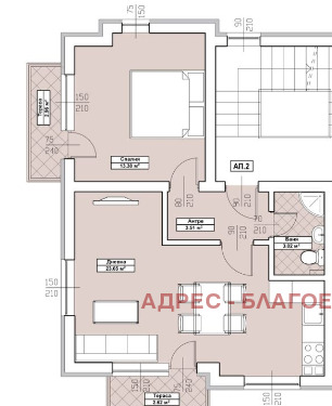 Продава 2-СТАЕН, гр. Благоевград, Еленово 2, снимка 4 - Апартаменти - 53030930