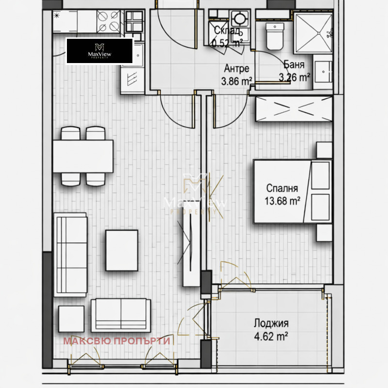 Продава 2-СТАЕН, гр. София, Витоша, снимка 2 - Апартаменти - 53029824