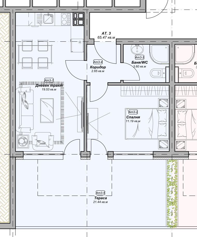 Продава 2-СТАЕН, гр. Варна, Изгрев, снимка 2 - Апартаменти - 53377950
