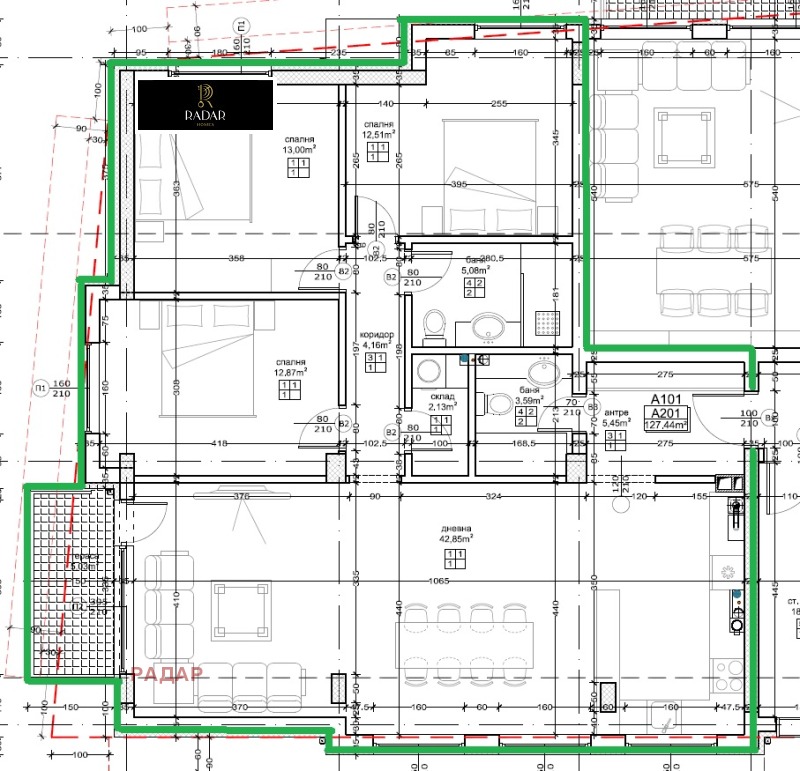 Продава  4-стаен град София , Малинова долина , 149 кв.м | 48728168 - изображение [12]