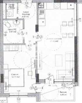 1 slaapkamer Ajtos, regio Boergas 1