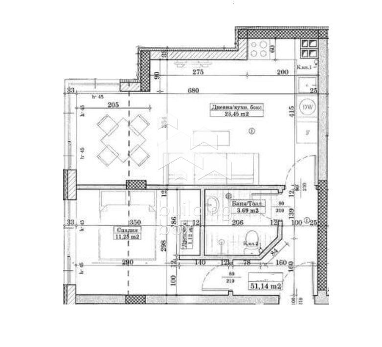 Satılık  1 yatak odası Varna , Izgrev , 59 metrekare | 27513326 - görüntü [2]