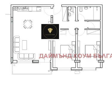 Продава 3-СТАЕН, гр. Пловдив, Младежки Хълм, снимка 2 - Aпартаменти - 48686436