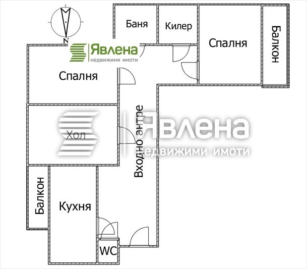 Продаја  2 спаваће собе Софија , Сухата река , 92 м2 | 73020489 - слика [16]