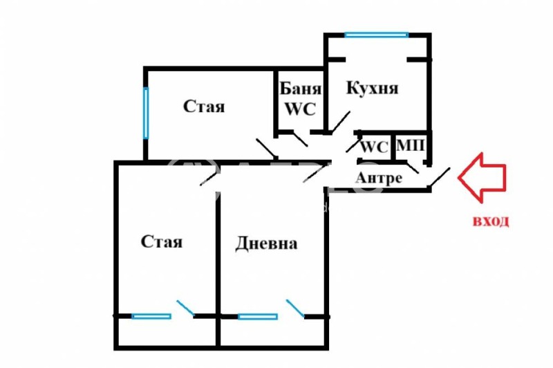 Продава 3-СТАЕН, гр. София, Люлин 5, снимка 4 - Апартаменти - 53094110