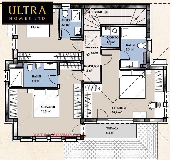 Продава КЪЩА, гр. Свети Влас, област Бургас, снимка 12 - Къщи - 55971571
