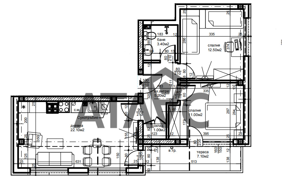 Продава 3-СТАЕН, гр. Пловдив, Прослав