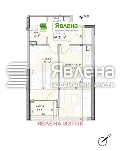 Продава 2-СТАЕН, гр. София, Малинова долина, снимка 7 - Aпартаменти - 48606075