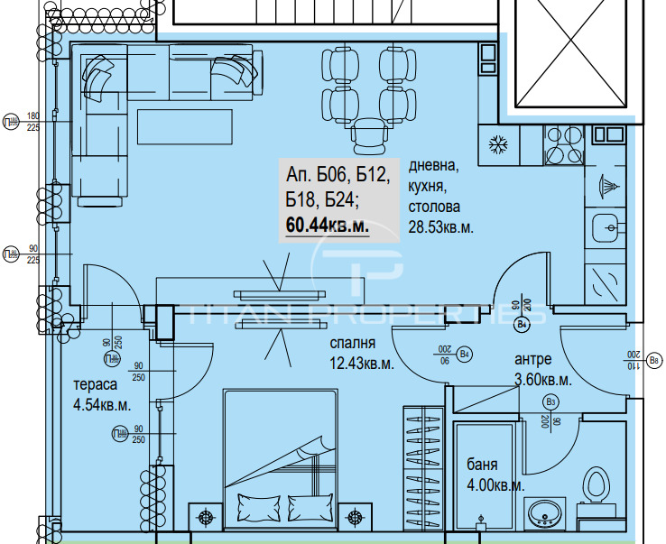 De vânzare  1 dormitor Plovdiv , Cârșiiaca , 69 mp | 83396288 - imagine [2]