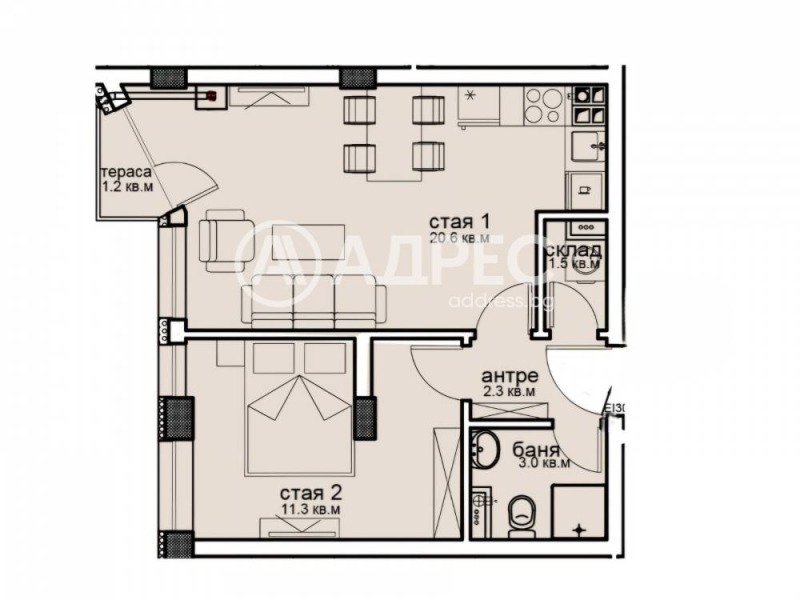 Продава 2-СТАЕН, гр. София, Витоша, снимка 3 - Апартаменти - 52563618