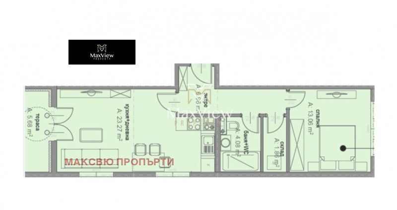 Продава 2-СТАЕН, гр. София, Малинова долина