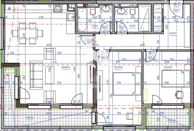 Продава 3-СТАЕН, гр. София, Кръстова вада, снимка 15 - Апартаменти - 54053037