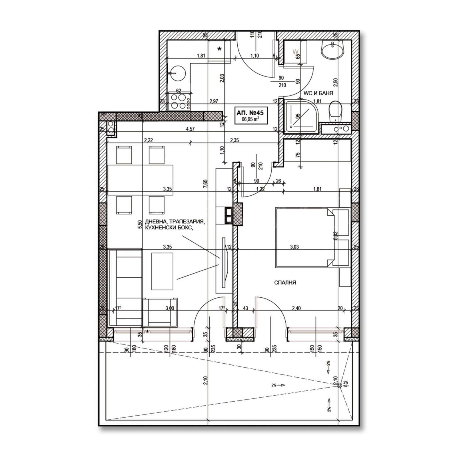 Продава 2-СТАЕН, гр. Поморие, област Бургас, снимка 2 - Апартаменти - 54269509