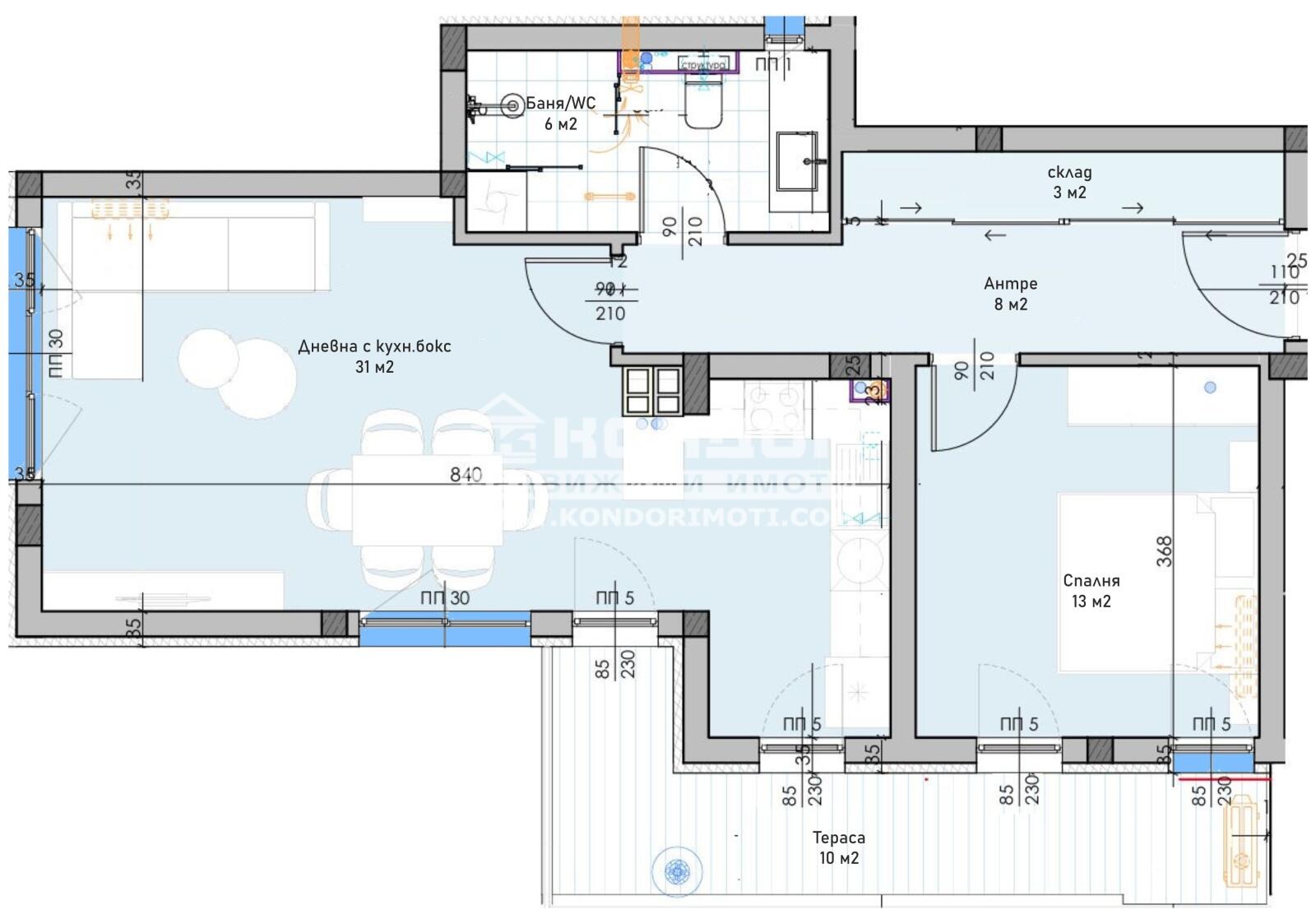 Продава 2-СТАЕН, гр. Пловдив, Остромила, снимка 2 - Апартаменти - 55017874