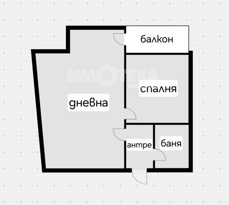 Продаја  1 спаваћа соба Софија , Дианабад , 84 м2 | 39483399 - слика [4]