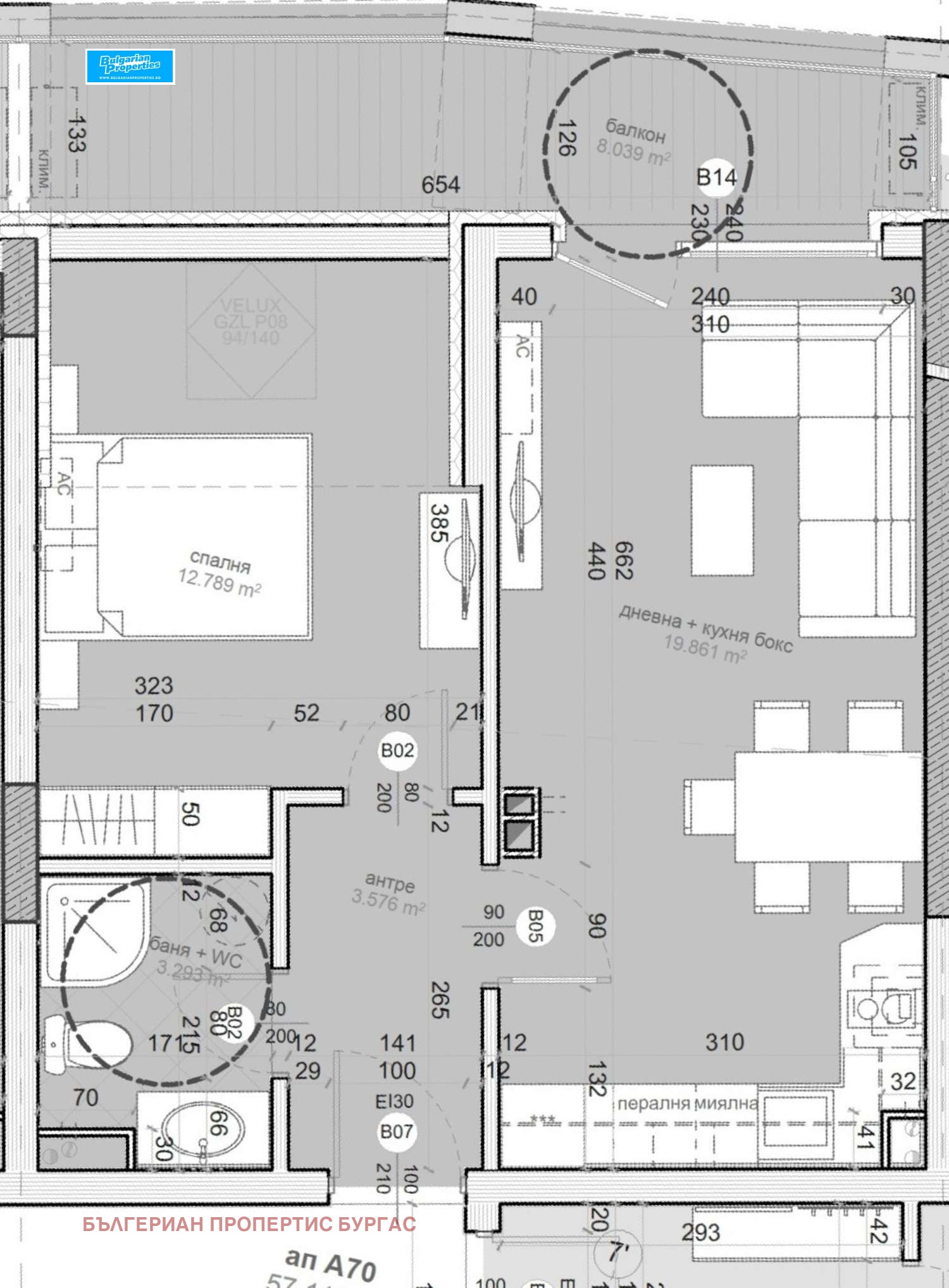 Продава 2-СТАЕН, гр. Бургас, област Бургас