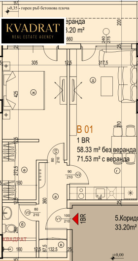 1 camera da letto Manastirski livadi, Sofia 1