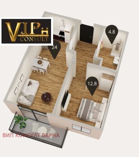 1 bedroom k.k. Sv.Sv. Konstantin i Elena, Varna 2