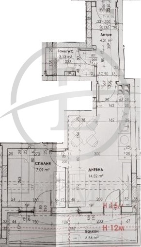 Продава  2-стаен град Пловдив , Кючук Париж , 58 кв.м | 61671683 - изображение [8]