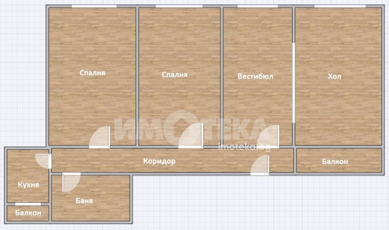 Na prodej  2 ložnice Sofia , Centar , 105 m2 | 12674069 - obraz [4]