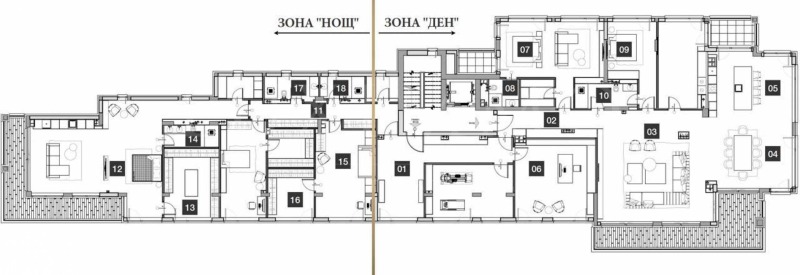 Продава МНОГОСТАЕН, гр. София, Лозенец, снимка 5 - Апартаменти - 53149174