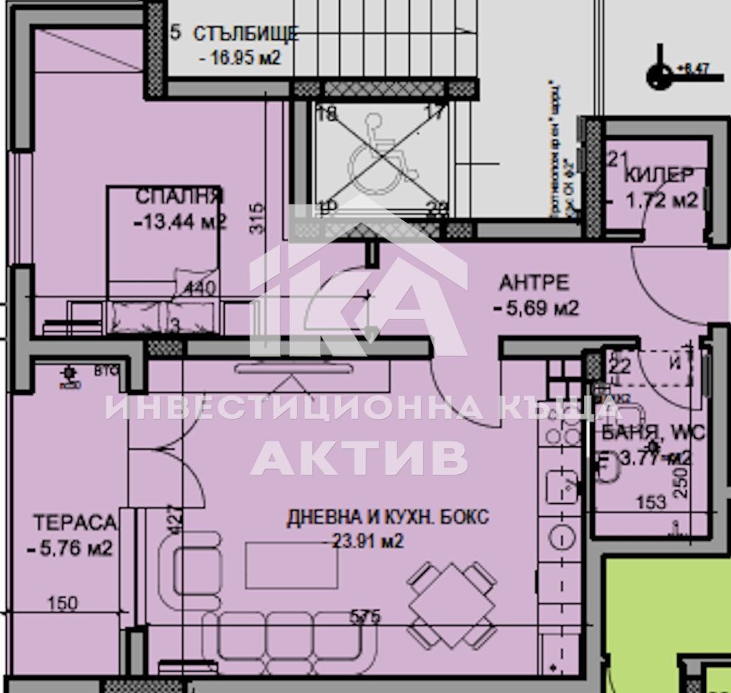 Продава 2-СТАЕН, гр. Пловдив, Христо Смирненски, снимка 3 - Апартаменти - 54698606