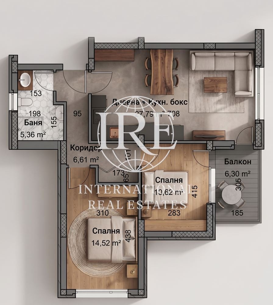 Продава 3-СТАЕН, гр. Варна, Виница, снимка 3 - Апартаменти - 54203185