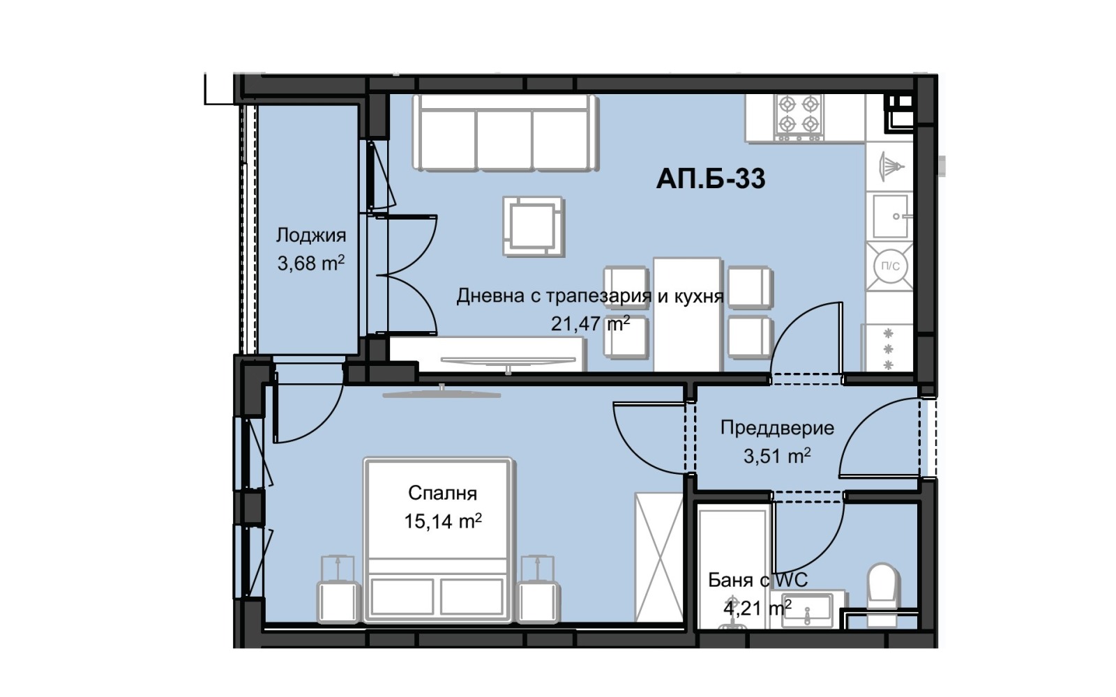 Продава 2-СТАЕН, гр. Пловдив, Христо Смирненски, снимка 2 - Апартаменти - 52649710