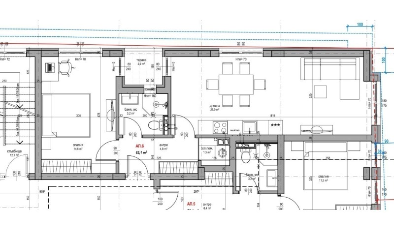 En venta  1 dormitorio Sofia , Slatina , 74 metros cuadrados | 10490322 - imagen [3]