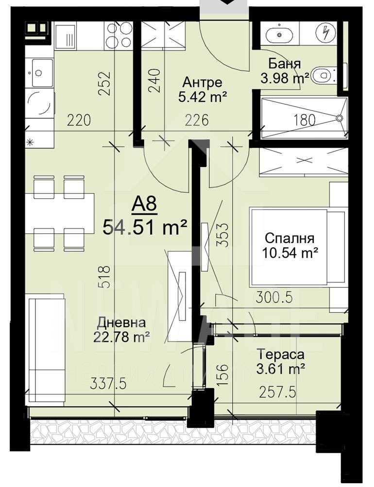 Продава 2-СТАЕН, гр. Варна, Бриз, снимка 2 - Апартаменти - 51756593