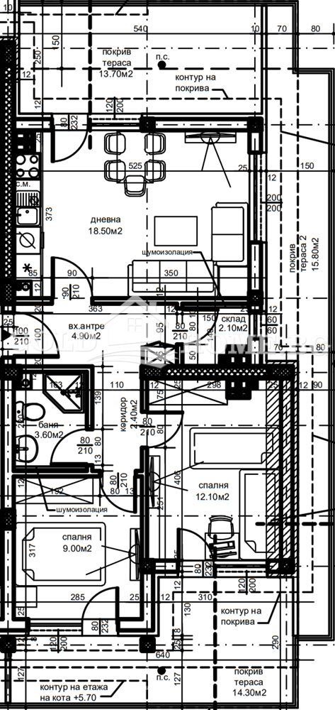 Продава 3-СТАЕН, гр. Пловдив, Остромила, снимка 2 - Aпартаменти - 48752588