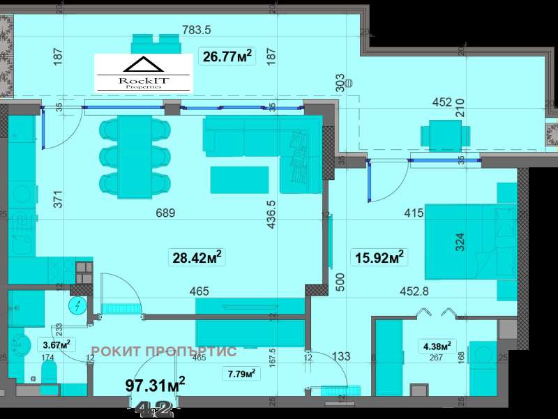 Продава 2-СТАЕН, гр. София, Овча купел, снимка 4 - Aпартаменти - 49543843