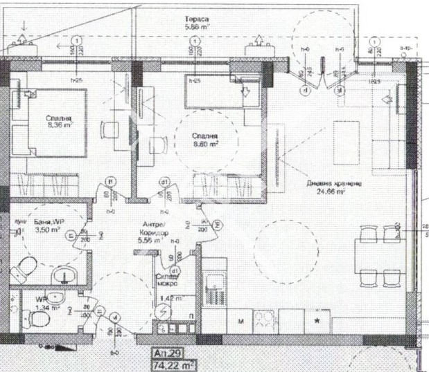 En venta  2 dormitorios región Burgas , Aytos , 82 metros cuadrados | 42757514