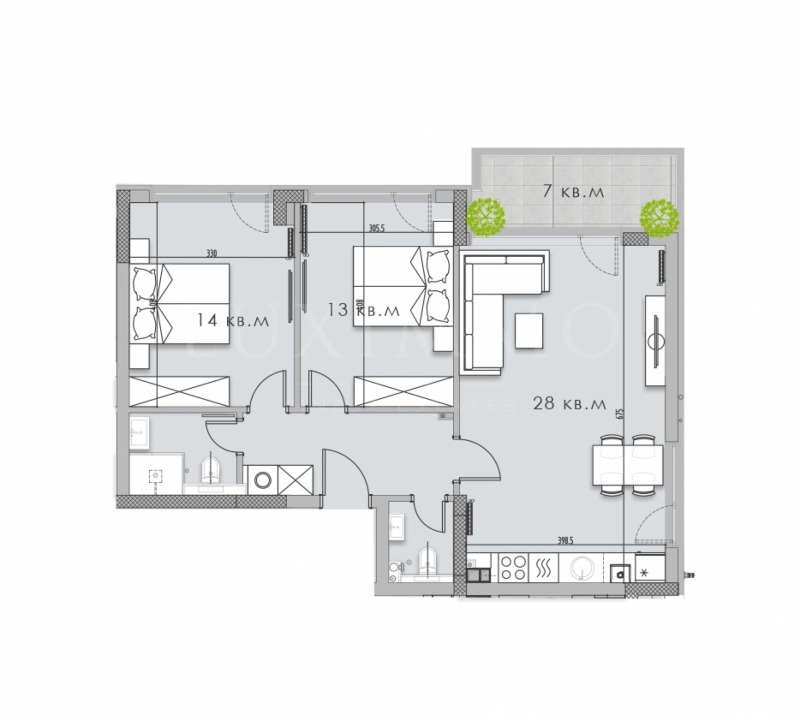 Продава  3-стаен град София , Кръстова вада , 96 кв.м | 96827836 - изображение [6]