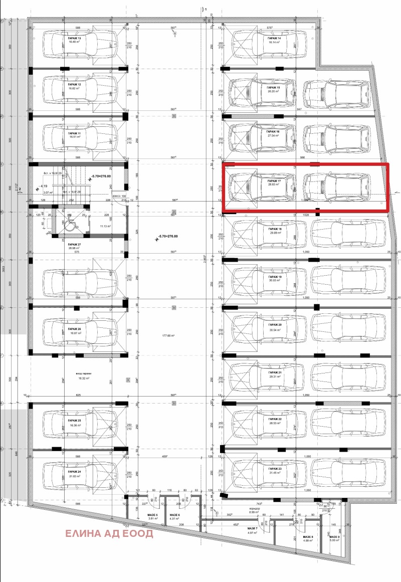 Satılık  Гараж, Паркомясто Stara Zagora , Tri çuçura - sever , 40 metrekare | 72363000 - görüntü [2]