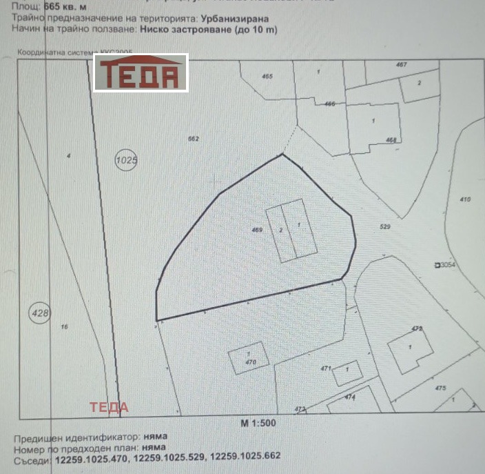 Продава  Парцел град Враца , Медковец , 665 кв.м | 78273860 - изображение [3]