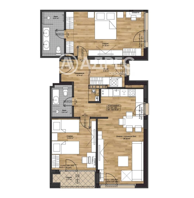 Eladó  2 hálószobás Sofia , Bojana , 136 négyzetméter | 53029617 - kép [3]