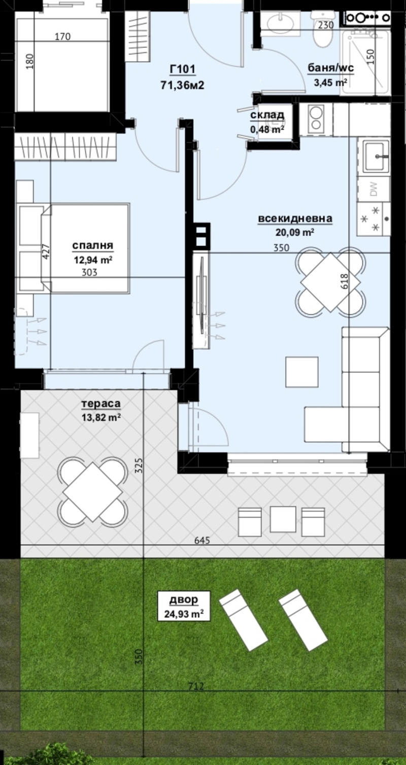 Продава 2-СТАЕН, гр. Бургас, Изгрев, снимка 1 - Aпартаменти - 47952926