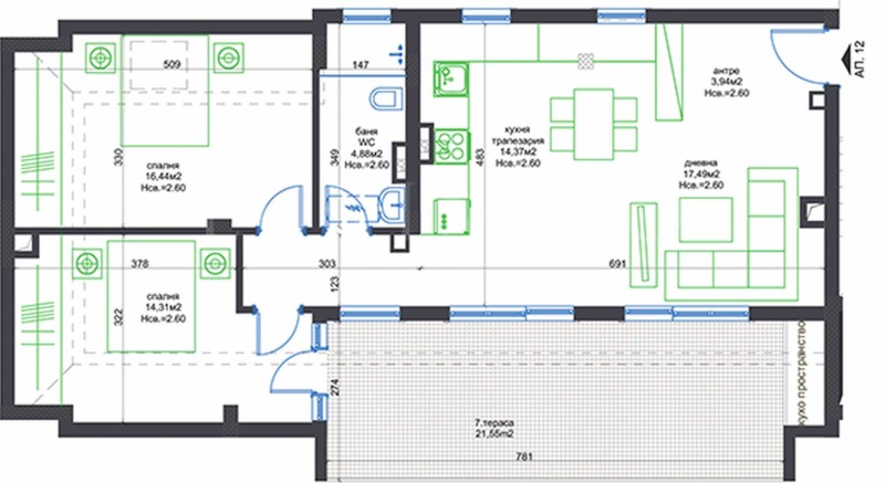 Na prodej  2 ložnice oblast Burgas , Sozopol , 123 m2 | 80926932 - obraz [8]