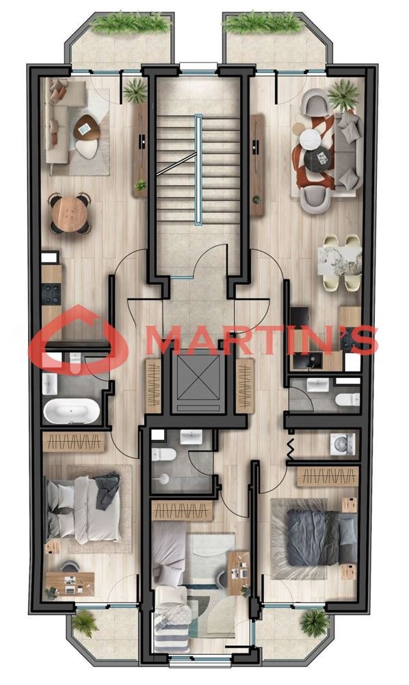 Продава 3-СТАЕН, гр. София, Център, снимка 2 - Апартаменти - 52732783