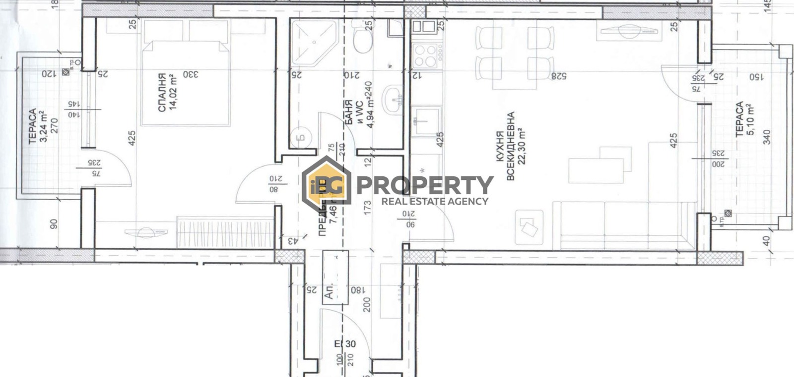 Продава 2-СТАЕН, гр. Бяла, област Варна, снимка 12 - Апартаменти - 53648083