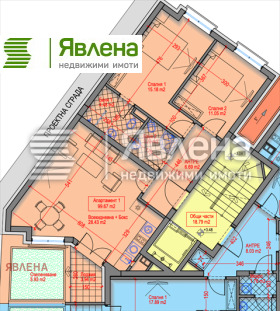 3-стаен град София, Център 2