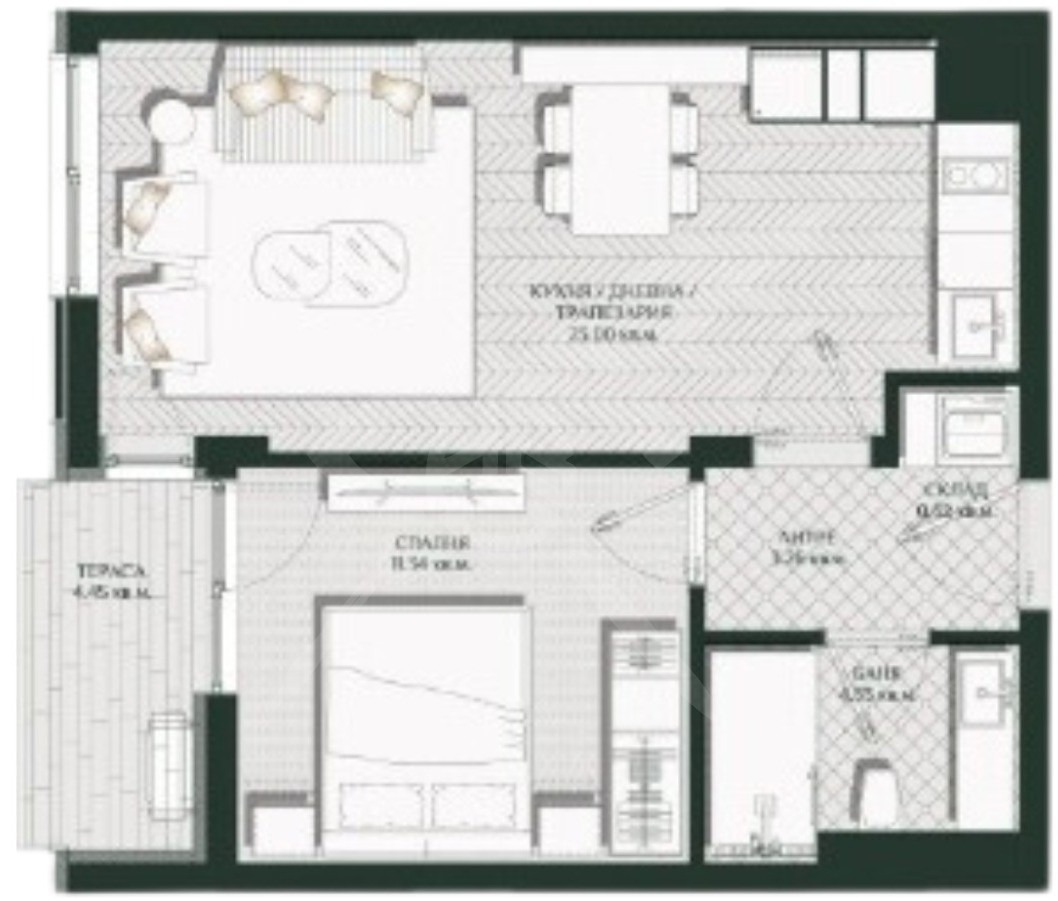 Продава 2-СТАЕН, гр. Бургас, Изгрев, снимка 2 - Апартаменти - 53320655