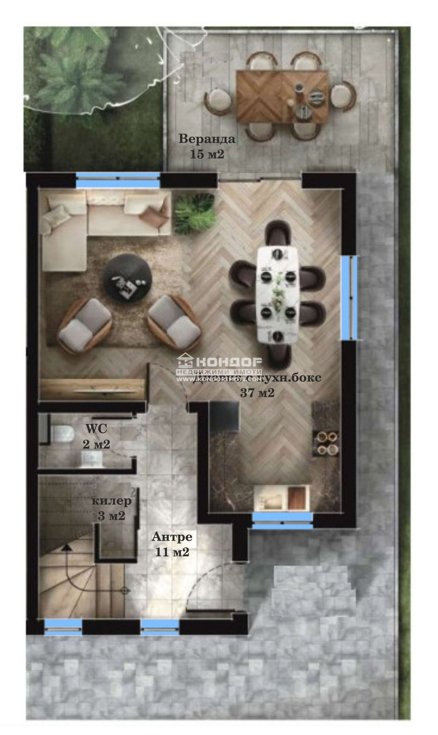Продава КЪЩА, гр. Пловдив, Беломорски, снимка 2 - Къщи - 49956201